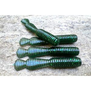 Przynęta Great Fish GF2 Leech - 6cm - 1.8g - Magic Green - Bezzapachowy - 10szt. - obrazek 3