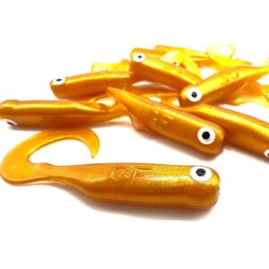 Przynęta Great Fish GF1 Twister - 4.9cm - 0.9g - Gold - Rybny - 10szt. - obrazek 3