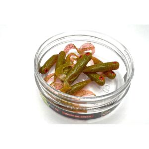 Przynęta Great Fish GF1 Twister - 4.9cm - 0.9g - Motor Oil Green - Bezzapachowy - 10szt. - obrazek 3