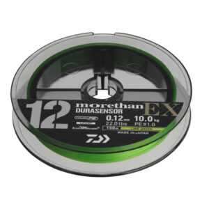 Plecionka Daiwa Morethan DURASENSOR 12 EX+Si3 /0.16mm /150m/Lime Green - obrazek 2
