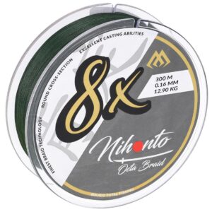 Plecionka Mikado NIHONTO OCTA BRAID 008 GREEN 300M - obrazek 3