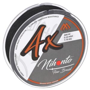 Plecionka Mikado NIHONTO FINE BRAID 014 BLACK 300M - obrazek 4