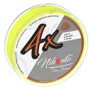 Plecionka Mikado NIHONTO FINE BRAID 014 FLUO 300M - obrazek 4