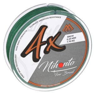 Plecionka Mikado NIHONTO FINE BRAID 025 GREEN 300M - obrazek 2