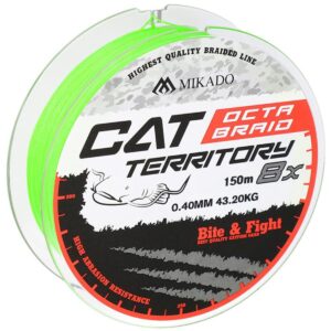 Plecionka Mikado CAT TERRITORY OCTA BRAID 060 YELLOW 150M - obrazek 4