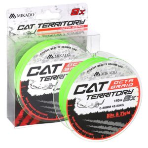 Plecionka Mikado CAT TERRITORY OCTA BRAID 060 YELLOW 150M - obrazek 2