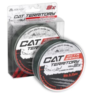 Plecionka Mikado Cat Territory Octa Braid 0,60 | green | 300m - obrazek 2