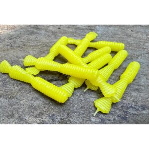 Przynęta Great Fish GF2 Leech - 6cm - 1.8g - Yellow -Krewetkowy - 10szt. - obrazek 3