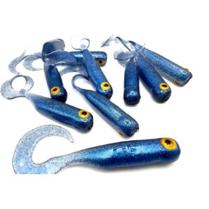 Przynęta Great Fish GF1 Twister - 4.9cm - 0.9g - Blue Pearl - Rybny - 10szt. - obrazek 3
