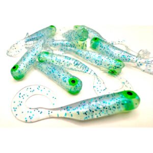 Przynęta Great Fish GF1 Twister - 4.9cm - 0.9g - Ice Blue - Krewetkowy - 10szt. - Dżejsiok Special Edition - obrazek 3