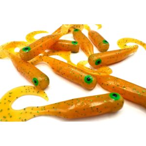Przynęta Great Fish GF1 Twister - 4.9cm - 0.9g - Curry - Rybny - 10szt. - Dżejsiok Special Edition - obrazek 3