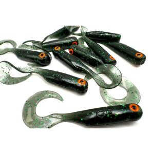 Przynęta Great Fish GF1 Twister - 4.9cm - 0.9g - Magic Green - Bezzapachowy - 10szt. - Dżejsiok Special Edition - obrazek 3