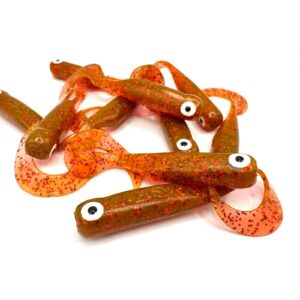 Przynęta Great Fish GF1 Twister - 4.9cm - 0.9g - Motor Oil Red - Bezzapachowy - 10szt. - obrazek 3