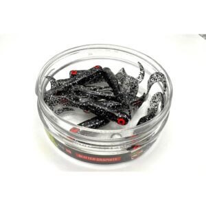 Przynęta Great Fish GF1 Twister - 4.9cm - 0.9g - Glitter Graphite - Bezzapachowy - 10szt. - obrazek 3
