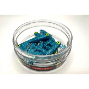 Przynęta Great Fish GF1 Twister - 4.9cm - 0.9g - Glitter Blue - Bezzapachowy - 10szt. - obrazek 3
