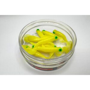 Przynęta Great Fish GF1 Twister - 4.9cm - 0.9g - Yellow - Bezzapachowy - 10szt. - obrazek 3
