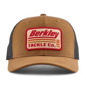 Czapka z daszkiem Berkley Striper Trucker Brown Charcoal - obrazek 5