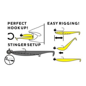 Guma Westin KickTeez Shadtail 15cm | Baitfish - obrazek 3