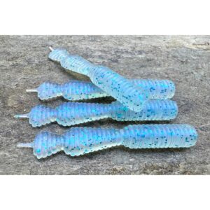 Przynęta Great Fish GF2 Leech - 6cm - 1.8g - Ice Blue - Bezzapachowy - 10szt. - obrazek 3