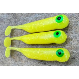 Przynęta Great Fish GF1 - 4.9cm - 1g - Yellow - Krewetkowy - 10szt. - obrazek 3