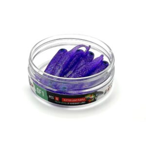 Guma Great Fish GF1 Ripper 7cm | Glitter Light Purple | Bezzapachowy | 6 szt. - obrazek 3