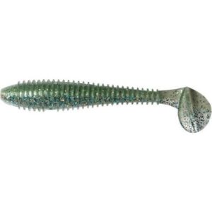 Guma Keitech Swing Impact FAT 3.8" | 9,5cm |  LT#50 LT Green Shad  | 6 szt. - obrazek 1