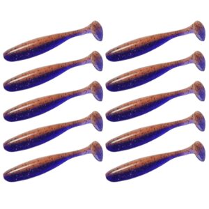 Guma Keitech Easy Shiner 3" | 7,6cm | LT#43 Purple Jerry | 10 szt. - obrazek 1