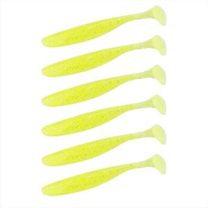Guma Keitech Easy Shiner 4.5" | 11,43cm | LT#25 Toxic Chart  | 6 szt. - obrazek 1