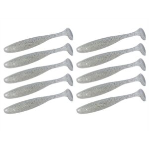 Guma Keitech Easy Shiner 3" | 7,6cm | #370 Clear Silver Glow | 10 szt. - obrazek 1