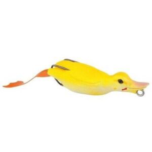 Wobler Savage Gear 3D Hollow Duckling Weedless 10cm | Yellow - obrazek 1
