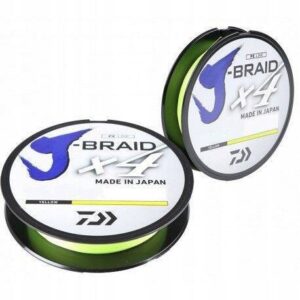Plecionka Daiwa J-Braid X4E 0.15mm | 135m | yellow - obrazek 1