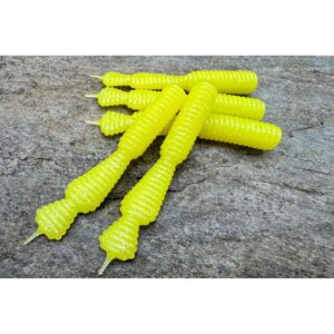 Przynęta Great Fish GF2 Leech - 6cm - 1.8g - Yellow - Bezzapachowy - 10szt. - obrazek 4