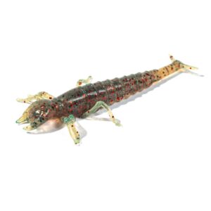 Gumy FishUp Diving Bug 5,0cm | 2" | #019 Motor Oil/Red | 8szt. - obrazek 1