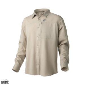 Koszula Geoff Anderson Ezmar Light Long Sleeve | Khaki | L - obrazek 1