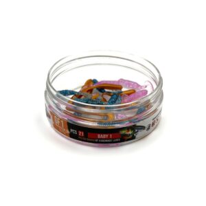 Guma Great Fish GF1 Twister Baby 3cm | MIX1 | Bezzapachowy | 21 szt. - obrazek 1
