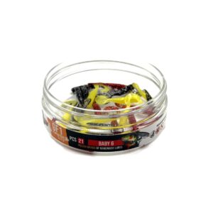 Guma Great Fish GF1 Twister Baby 3cm | MIX6 | Bezzapachowy | 21 szt. - obrazek 1