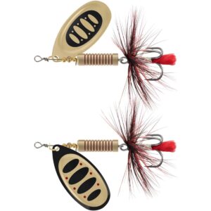 Obrotówka X-Fish Termite №4 | 9,5g | Nikel gold - obrazek 1