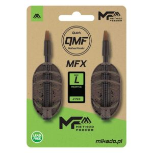 Podajnik koszyk do methody Mikado METHOD FEEDER MFX - Q.M.F. rozm. L - 20g | 2szt. - obrazek 1