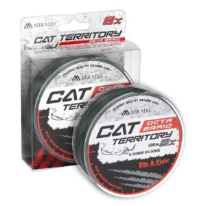 Plecionka Mikado Cat Territory Octa Braid 0,70 | zielona | 300m - obrazek 1