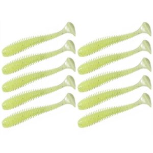Guma Keitech Swing Impact 2" | 5,08cm | LT#25 Toxic Chart | 12 szt. - obrazek 1