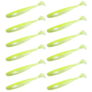 Guma Keitech Easy Shiner 2" | 5,08cm | LT#16 Chartreuse Ice | 12 szt. - obrazek 1